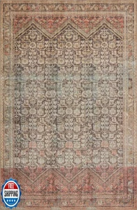 Loloi Loren Collection LQ-17 Charcoal/Multi 2'-6" x 7'-6" Runner Rug - Picture 1 of 1