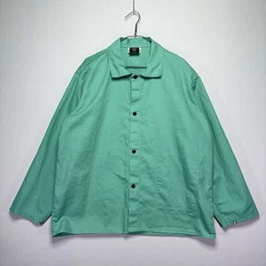 VTG Tillman Flame Resistant Chore Jacket - Green - Snap Up - Mens XL - Picture 1 of 7