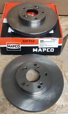 MAPCO 15623 COPPIA DISCHI FRENO ANTERIORI PER HONDA CIVIC - CR-V - Immagine 1 di 4