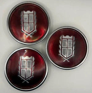 VTG 83-89 Ford LTD Crown Vic/ Mercury Grand Marquis Wheel Cover Center Cap x 3 - Picture 1 of 7
