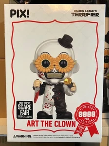 Thrilljoy Pix! Terrifier Art The Clown Hot Topic Scare Fair 2025 Vinyl Sealed - Picture 1 of 6