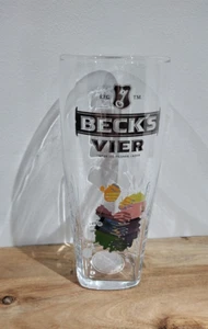 Set Of 2 x Ltd Edition Music Inspires Art Becks Pint Glasses 20oz Brand New Rare - Picture 1 of 4