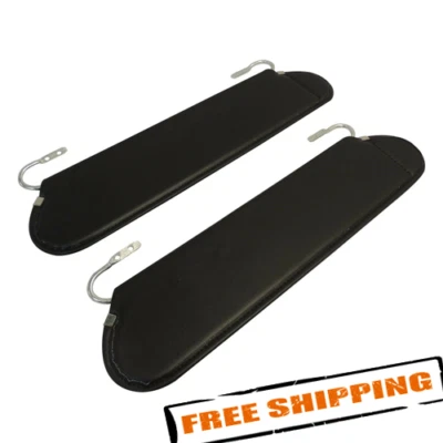 Комплект черных солнцезащитных козырьков Crown Automotive RT54001 для Jeep CJ-5/CJ-6/CJ-7/CJ-8 72-86 годов выпуска - Изображение 1 из 3