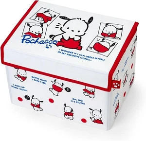 Sanrio (SANRIO) Faltbare Aufbewahrungskoffer (Design zum Wechseln) Pochacco Weiß 549428 - Bild 1 von 4