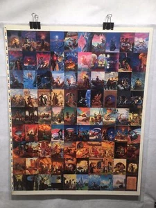 Tom Kidd Fantasy Art Trading Cards NON TAGLIATO 90 FOGLI DI CARTE poster formato FPG 1995 - Foto 1 di 6
