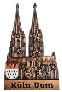 Kühlschrankmagnet Köln Dom 3D - Kölner Dom - Magnet Souvenir Metall - Bild 1 von 1