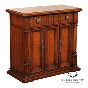 Drexel Italian Renaissance Style Walnut Flip Top Server - Picture 1 of 16