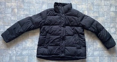 Abrigo chaqueta acolchada de plumón de ganso negro talla 8 Lululemon para mujer  Foto 1 de 4