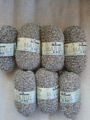 PANDA Marbel 6.5 X 50G Balls 80% Acrylic 20% Mohair Total weight 300g - image 1 of 4