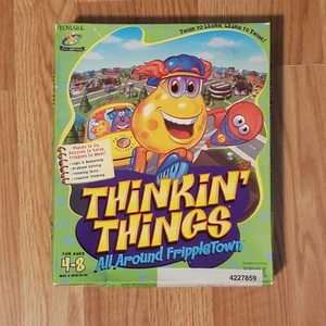 Thinkin' Things All Around FrippleTown PC CDrom Educational learn game Edmark - Afbeelding 1 van 5