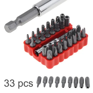 New 33 pcs Magnetic Impact Nut Driver Screwdriver Bit Set Hex Shank Quick Change - Picture 1 of 10