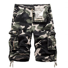 Men's Army Camouflage Trousers Pockets Shorts Pants Sweatpants Casual Plus Size;