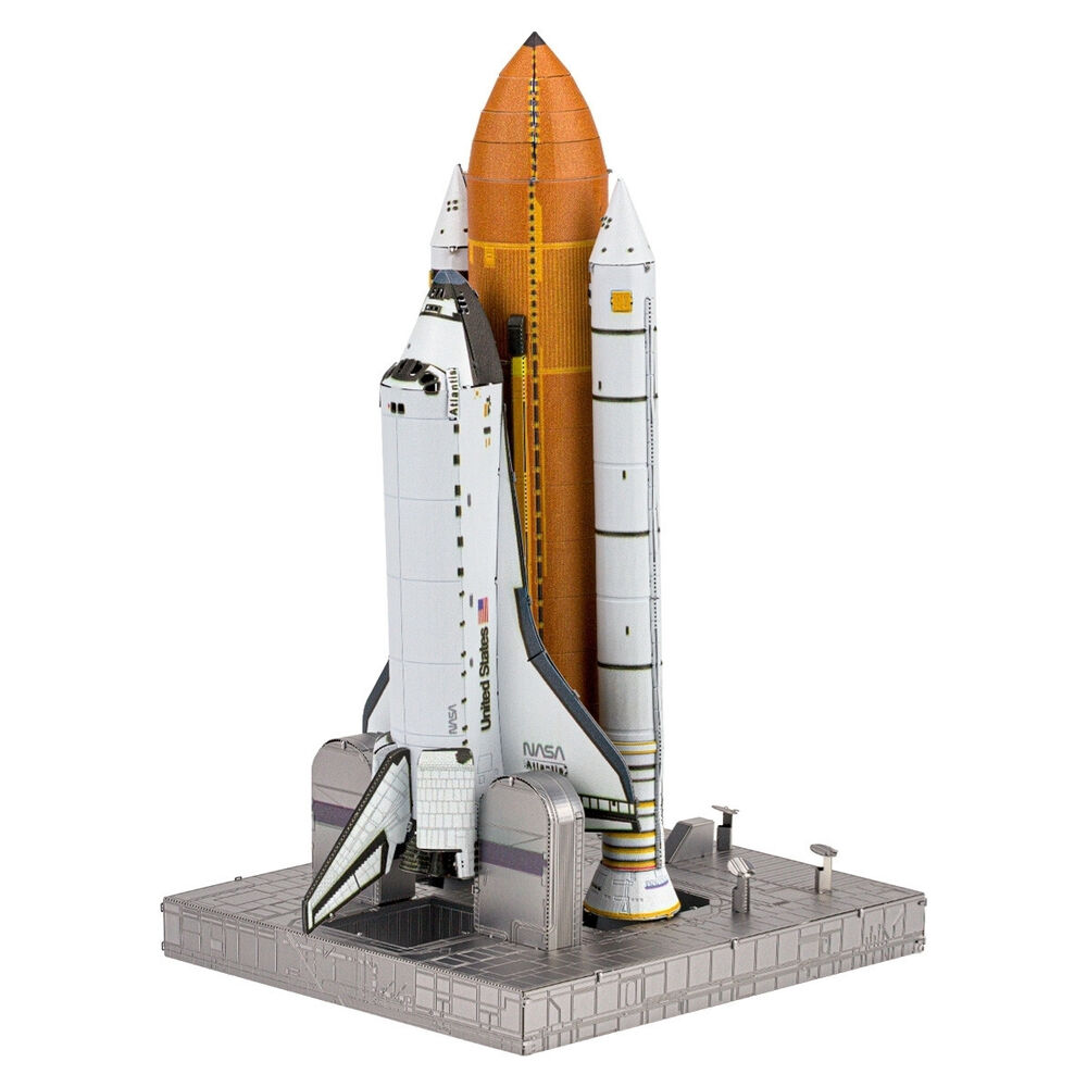 Space Shuttle Launch Kit : Metal Earth Premium Iconx 3D Laser Cut Colour Miniatu