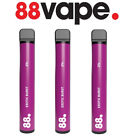 88Vape Disposable 600 Vape Pen 20mg Nic Salt E-Cigarette 3 Pack - Exotic Burst