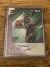 2019-20 Donruss Optic Signature Series Green Wave Kyle Guy #89 Kings