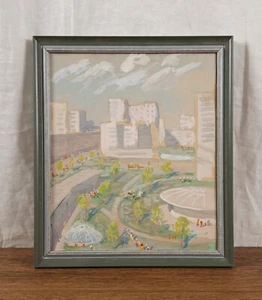 Nuevo distrito, paisaje urbano de Odesa, acuarela original, artista ucraniano Altanets - Imagen 1 de 10