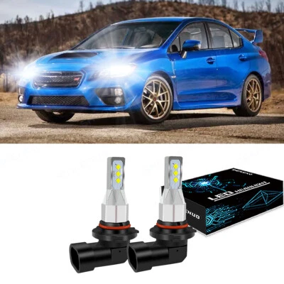 2X 9005 LED blanco luz de circulación diurna bombillas DRL para Subaru WRX STI 2015-2019 Foto 1 de 4