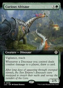 MTG CURIOSO ARTE EXTENDIDO ALTISAUR Las Cavernas Perdidas de Ixalan Casi Nuevo - Imagen 1 de 1