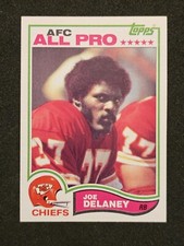 1982 Topps Joe Delaney All-Pro Rookie Card RC #112 Kansas City Chiefs Nice!