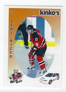 2003-04 Albany River Rats (AHL) Kinko's Jiri Bicek