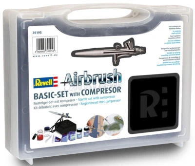 Revell 39195 New Basic Set Airbrush Komplett-Set für Einsteiger Neu mit Koffer - Bild 1 von 3