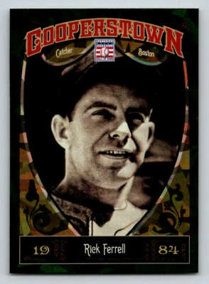 2013 Panini Cooperstown Green Crystal #48 Rick Ferrell (ref 191851) - Image 1 of 2