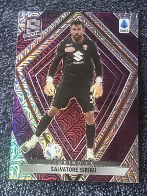 2020-21 Panini Chronicles Spectra Salvatore Sirigu #5 PURPLE MOJO Soccer Card - Image 1 of 3