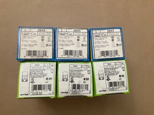 Lot Of SIX (6) Leviton 2643 Locking Connectors FREE SHIPPING - Picture 1 of 6