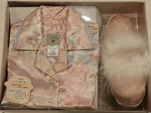NWTS Adorable Girl Marmellata pajama Set With Slippers Size 4 - Picture 1 of 3