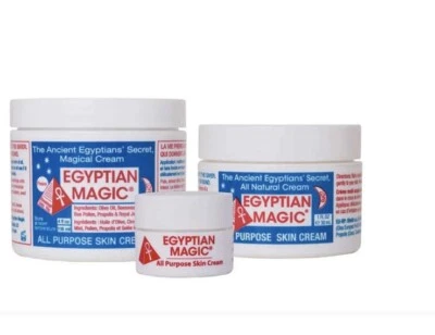 Egyptian Magic 全用途护肤霜套装保湿保湿霜适合所有肤质 全新 — 第 1/2 张图片