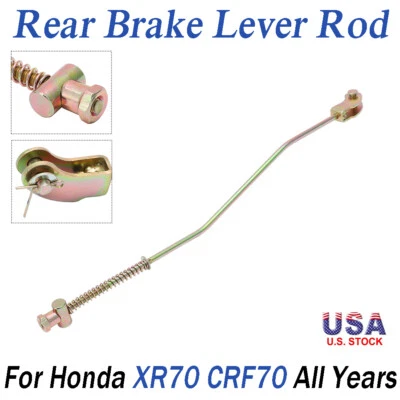 Varilla de pedal de freno trasero para Honda CRF70F 2004-2005 2006 2007 2008 2009 2010 2011 12 Foto 1 de 4