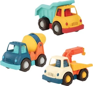 Wonder Wheels by Battat – Dump Truck, Tow Cement Truck – Toy Yellow - Picture 1 of 3