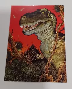 William Stout T-Rex Collector Card, Comic Images Promo Card, 1993, Dinosaurier - Bild 1 von 3