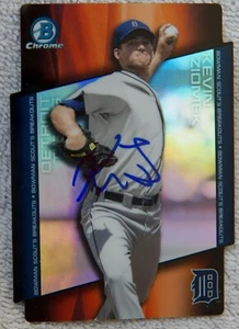 Detroit Tigers Kevin Ziomek Signed 2014 Bowman Scout's Breakouts Diecut Auto - Picture 1 of 1