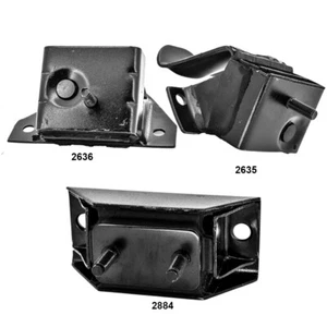 Engine Motor Mounts & Trans. Mount 3Pcs Set for Ford F-150 87-88 L6 4.9L - Picture 1 of 4