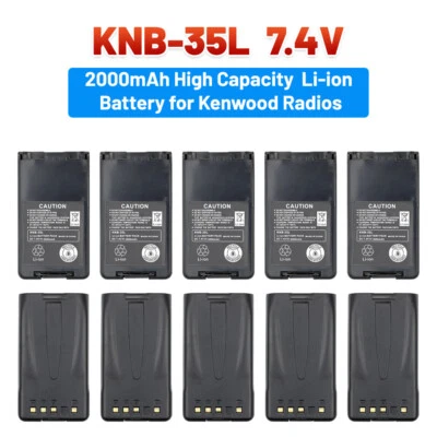 10*KNB-57L KNB-35L 2000mAh Li-ion Battery For KENWOOD TK2360 TK2170 TK3173 Radio - Image 1 of 4