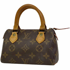 Louis Vuitton Mini speedy Shopping Handbag 2WAY Crossbody Hand Bag Monogram ...