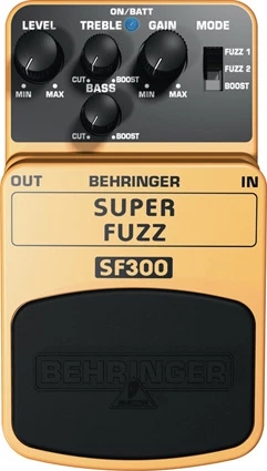 Behringer Super Fuzz SF300 Fuzz Guitar Effect Pedal for sale