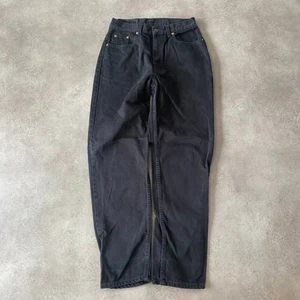 Levis 886 Jeans Womens 28" Orange Tab Paper Tag Denim Trousers, Black - Picture 1 of 9
