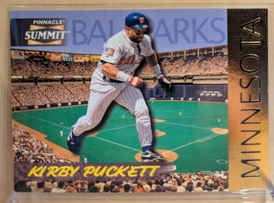1996 Pinnacle Summit BALLPARKS #17 Kirby Puckett Metrodome HOF RARE INSERT /8000 - Image 1 of 2