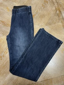 Soft Surroundings Blue Denim Jeggings Pants Small Tall Waist 30” Inseam 31.5” - Picture 1 of 7