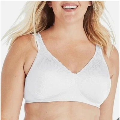 Sujetador Minimizador Floral Blanco 18 Horas Playtex Talla 38D Lift and Support 4745 Foto 1 de 4