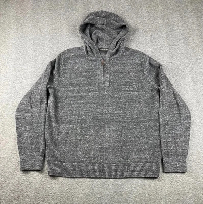 Banana Republic Men's Gray Hooded Sweater Size Large - Image 1 of 4