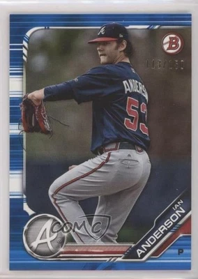 2019 Bowman Prospects Blue /150 Ian Anderson #BP-47 - Image 1 of 2