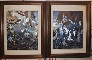Dufex Foil Framed Print Ron and Jean Henry First Meeting and Fairy Wedding - Picture 1 of 5