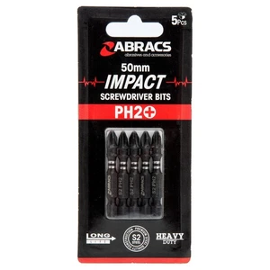 Abracs PH2 Impact Screwdriver Bits 50mm Pack Of 5 IPH25005 - Bild 1 von 2