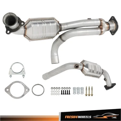 Juego convertidor catalítico para Chevy Silverado 1500 GMC Sierra 4,3 L/4,8 L/5,3 L 99-06 Foto 1 de 4