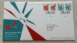 GB QEII 2012 Olympic Definitives RM FDC Tallents House Edinburgh SHS - Picture 1 of 4