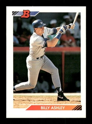 1992 Bowman Baseball 168 Billy Ashley EXMT to NM BXCP49 - Image 1 of 2