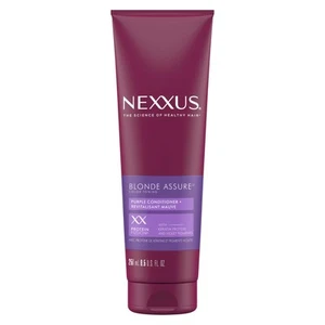 Nexxus Hair Color Blonde Assure Purple Conditioner, For Blonde and Bleached - Picture 1 of 8